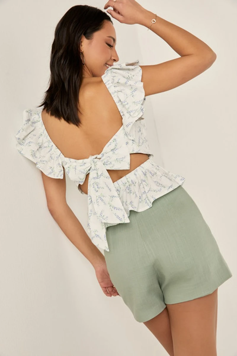 Joan Bow Back Top