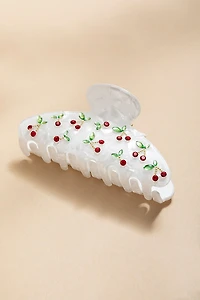 Erin Cherry Resin Pattern Hair Claw