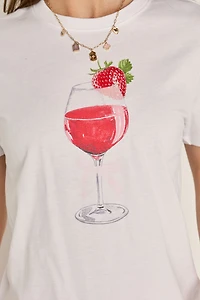 Strawberry Cocktail Graphic Tee