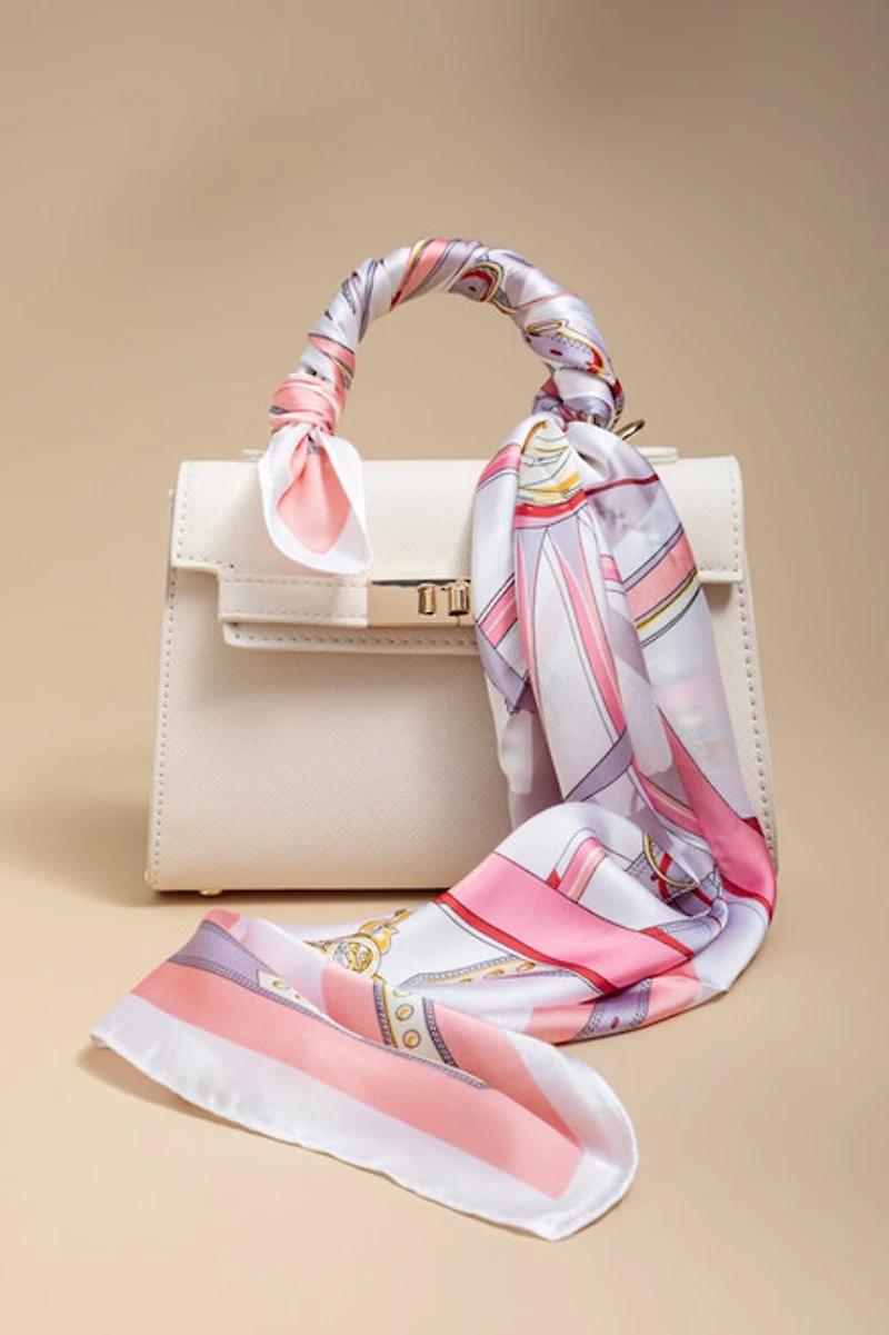 Lacey Satin Scarf