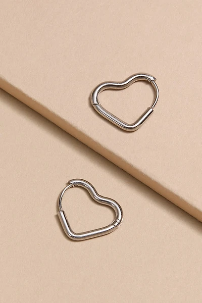 Carmela Stainless Steel Hoop Earrings