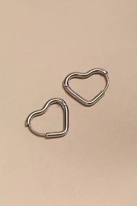 Carmela Stainless Steel Hoop Earrings