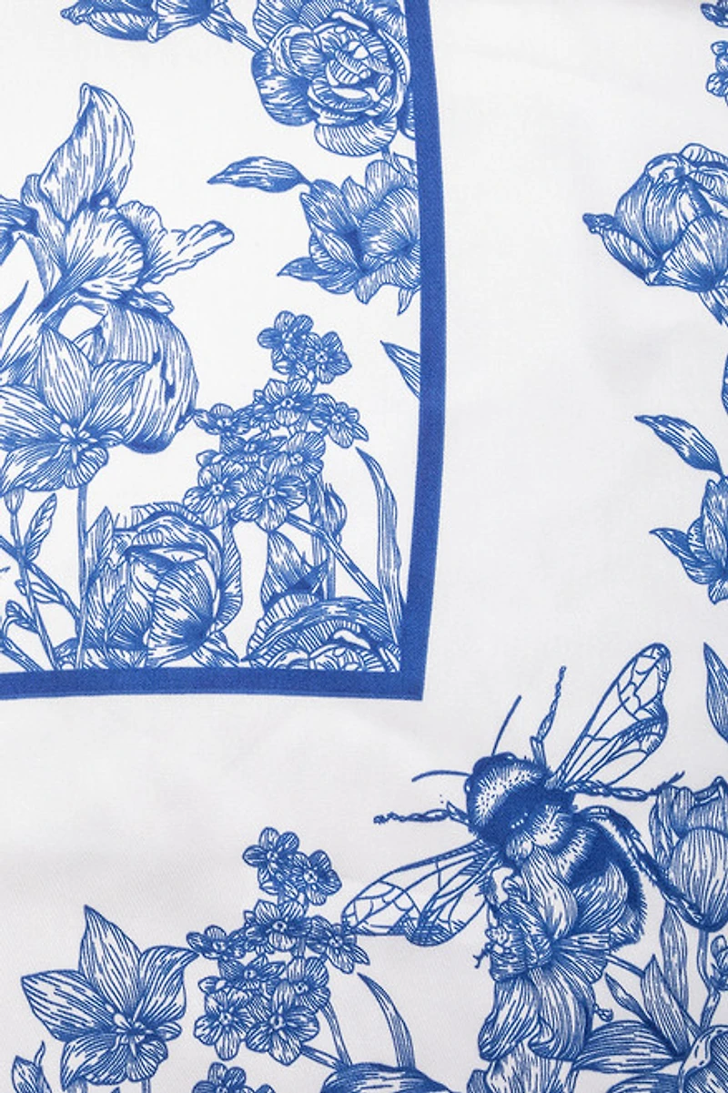 Amelia Floral Satin Scarf