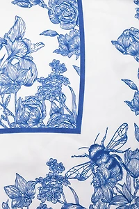 Amelia Floral Satin Scarf