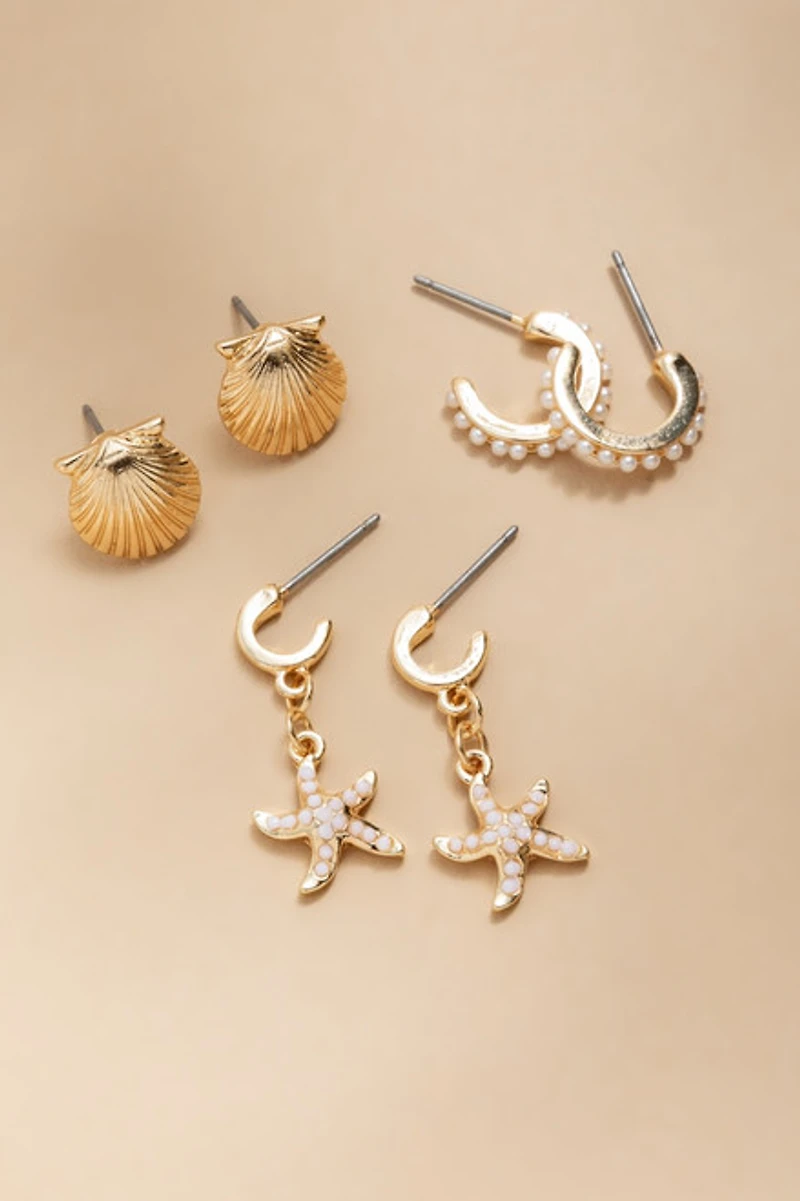 Maria Sea Life Earring Set