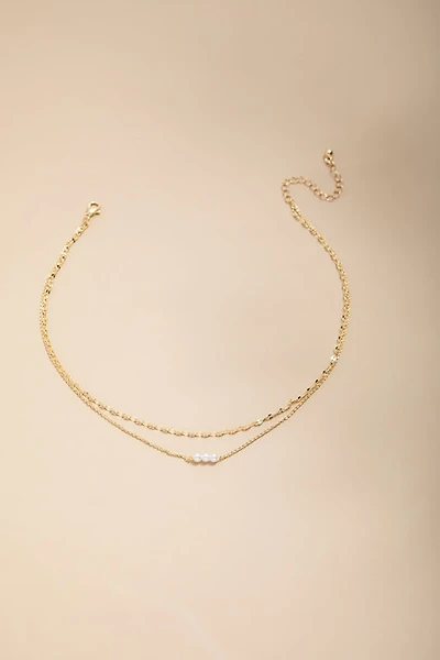 Rosemary Layered Pearl Pendant Necklace