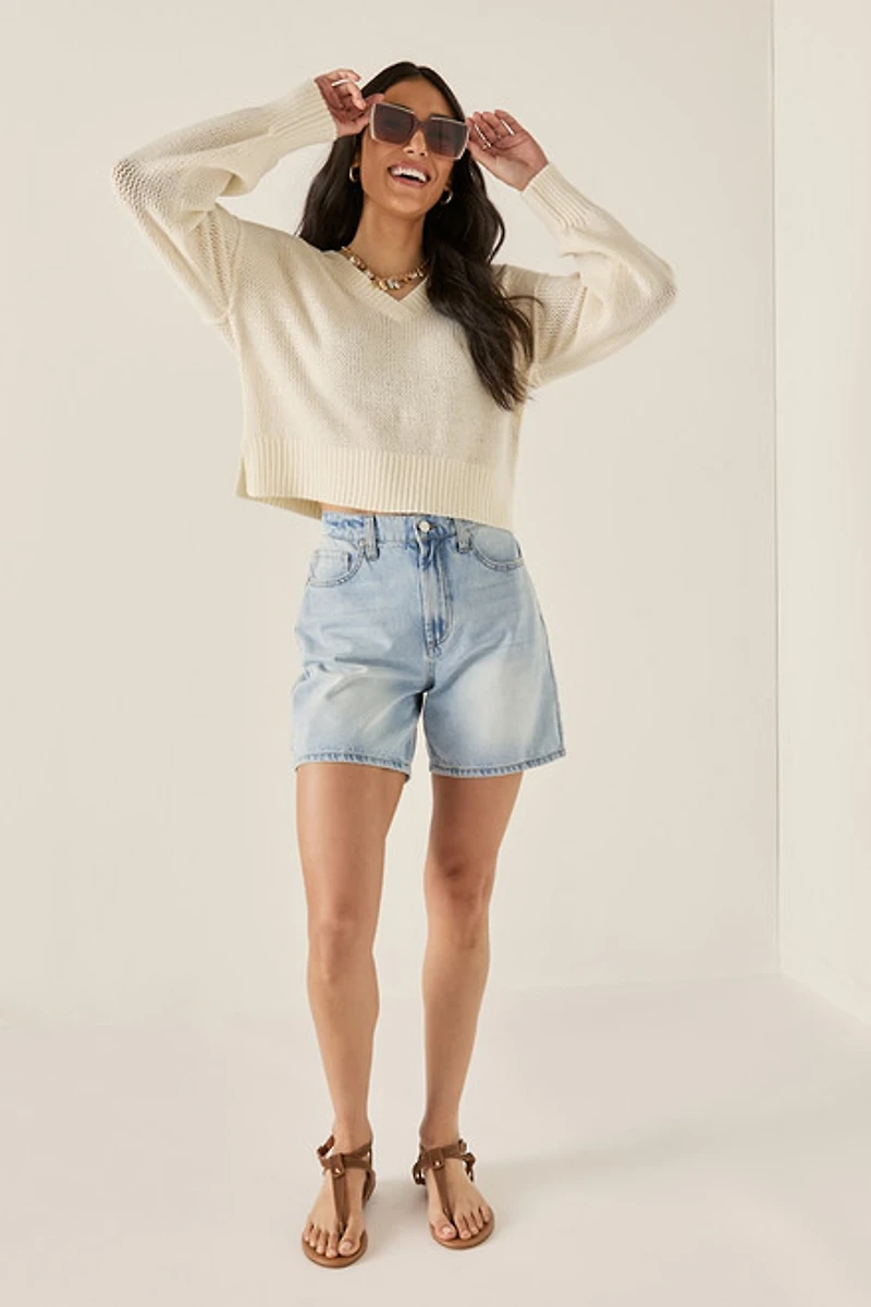 Chelsea V-Neck Pullover Sweater