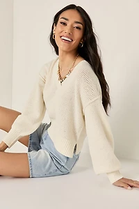 Chelsea V-Neck Pullover Sweater