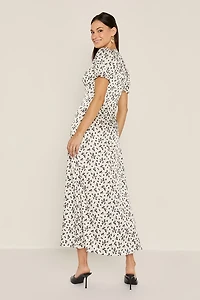 Nina Floral Slit Maxi Dress