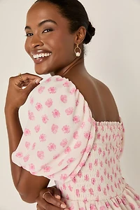 Suzi Tiered Floral Midi Dress