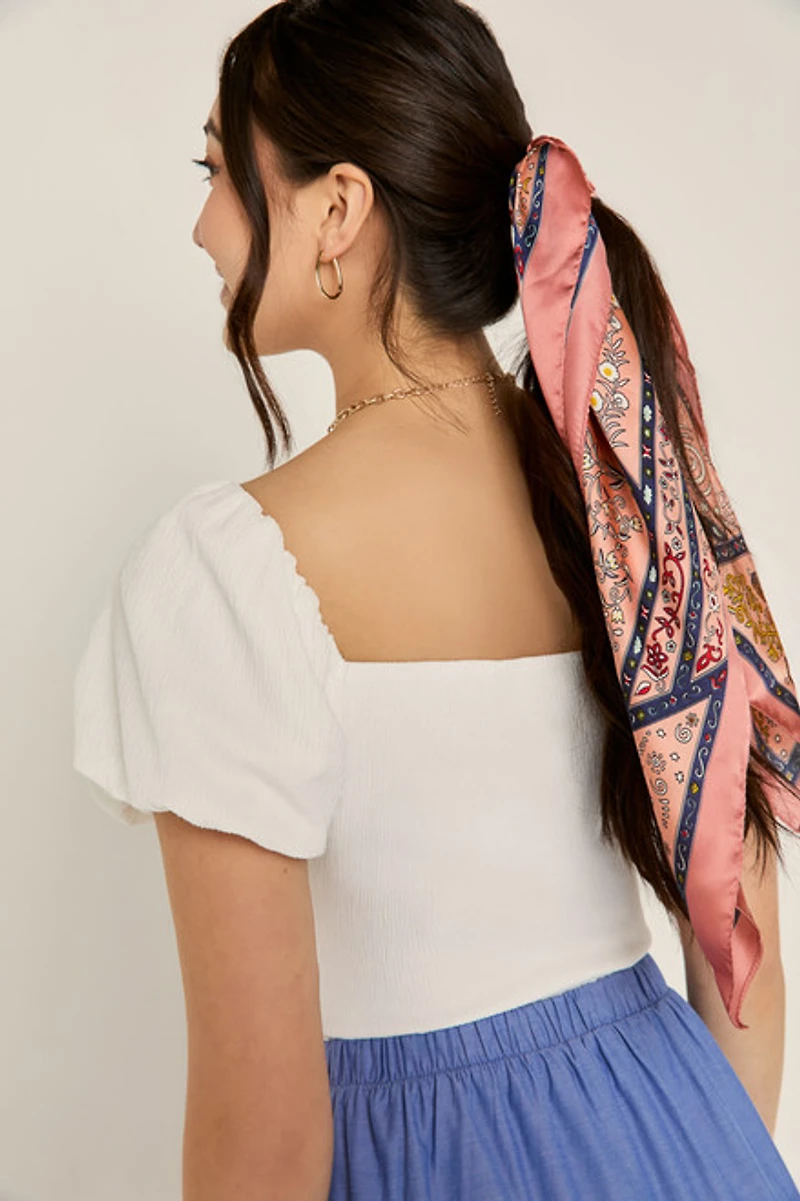 Jennifer Satin Scarf