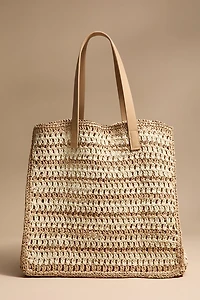 Grace Woven Straw Tote Bag