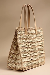 Grace Woven Straw Tote Bag