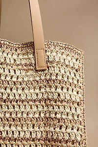 Grace Woven Straw Tote Bag