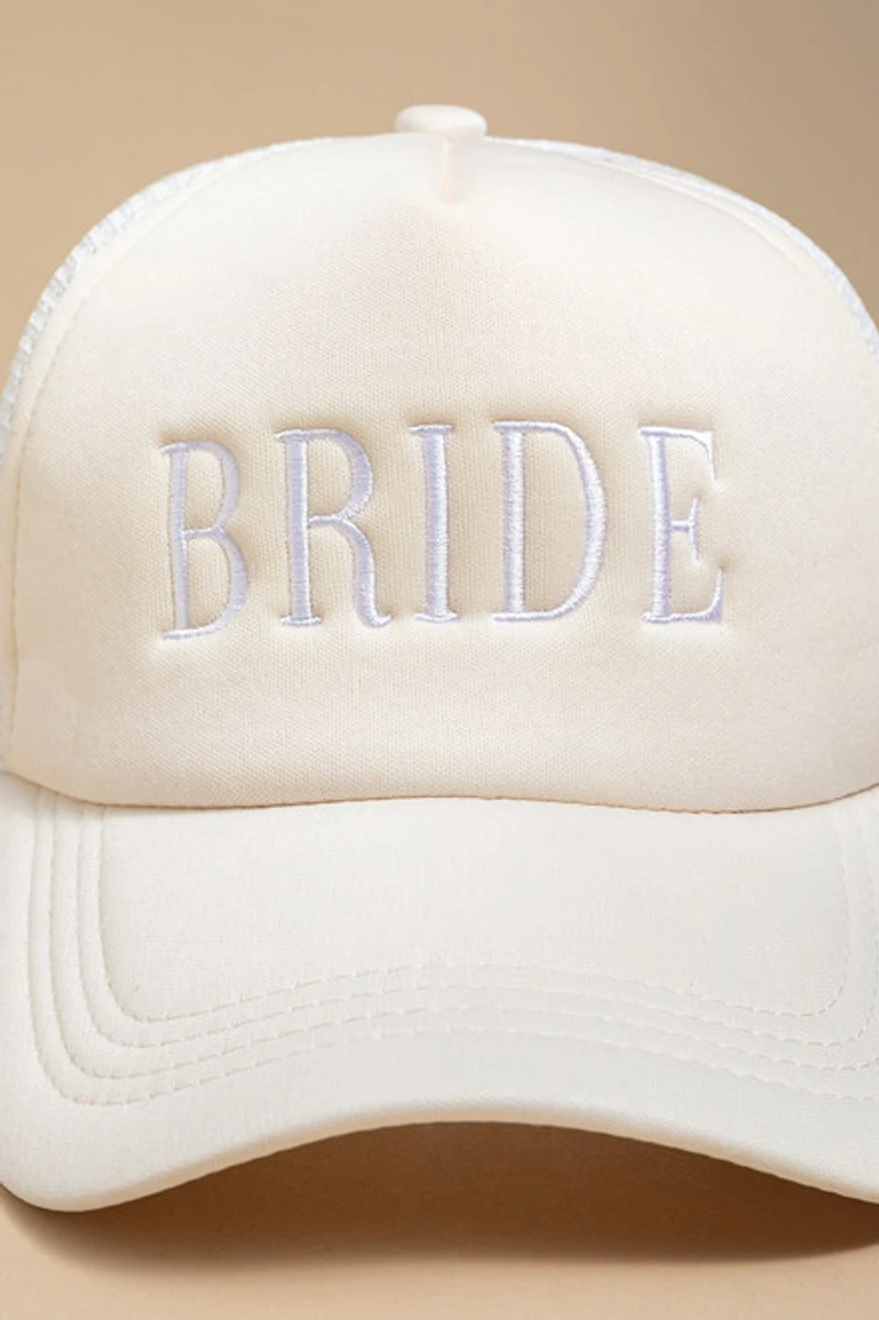 Bride Tonal Trucker Baseball Cap