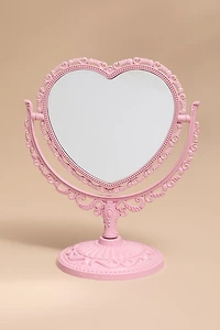 Heart Tabletop Vanity Mirror