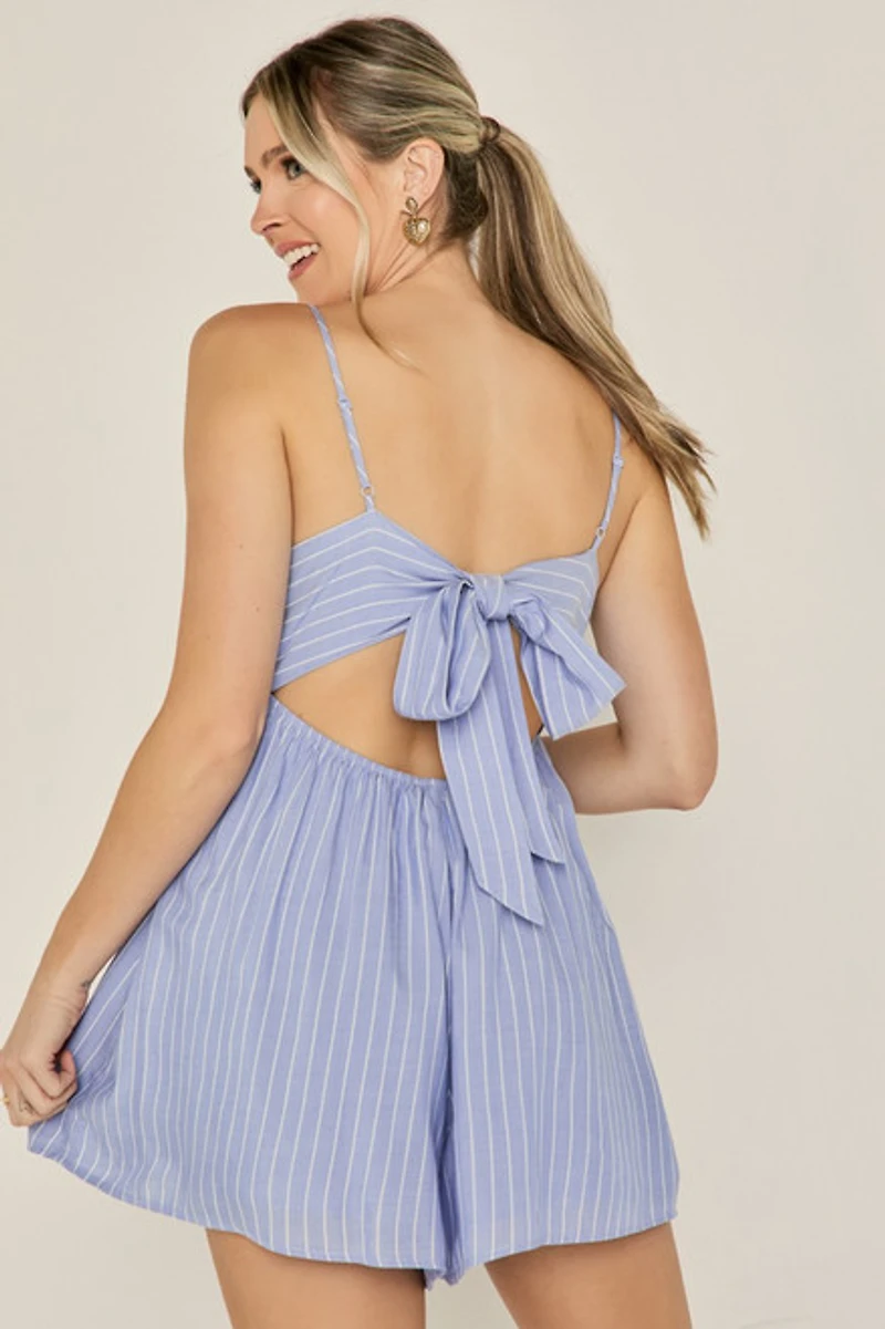 Veronica Bow Back Romper