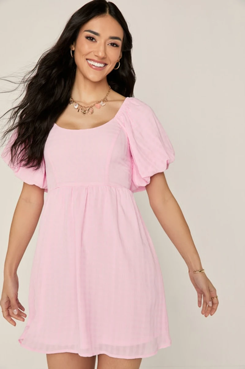 Greta Bow Back Mini Dress