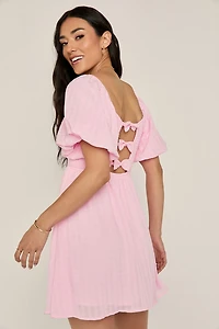 Greta Bow Back Mini Dress