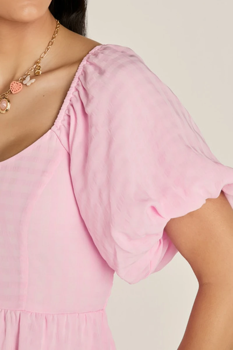 Greta Bow Back Mini Dress
