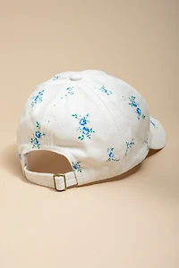 New York 1989 Floral Baseball Hat
