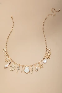 Sue Sea Life Charm Necklace