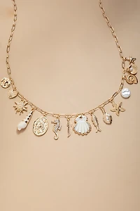 Sue Sea Life Charm Necklace