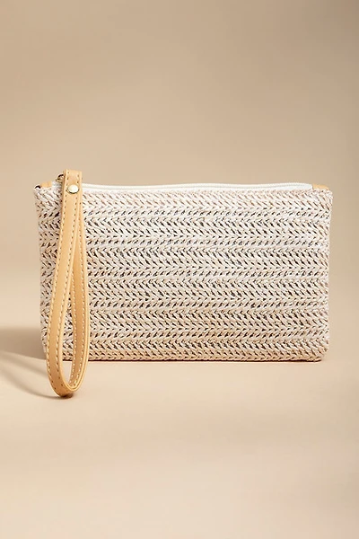 Angelina Straw Wristlet