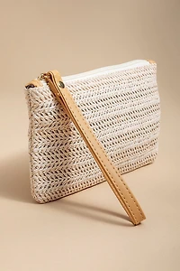 Angelina Straw Wristlet