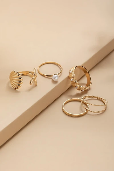 Jane Starfish Ring Set