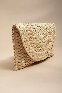 Britney Straw Clutch Handbag