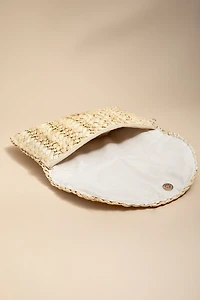 Britney Straw Clutch Handbag