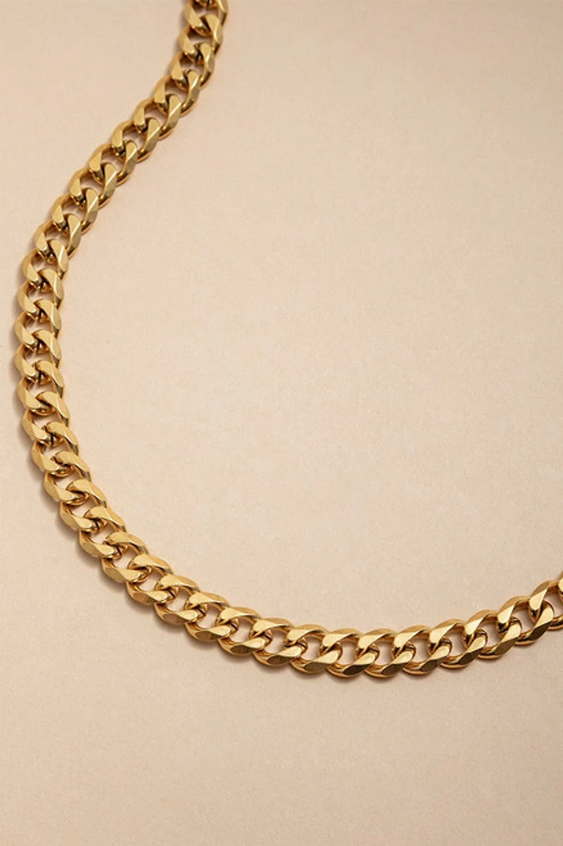 Maria Curb Chain Necklace