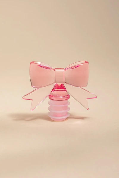 Pink Bow Wide Bottle Stopper