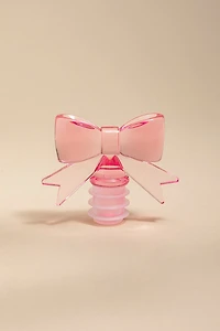 Pink Bow Wide Bottle Stopper