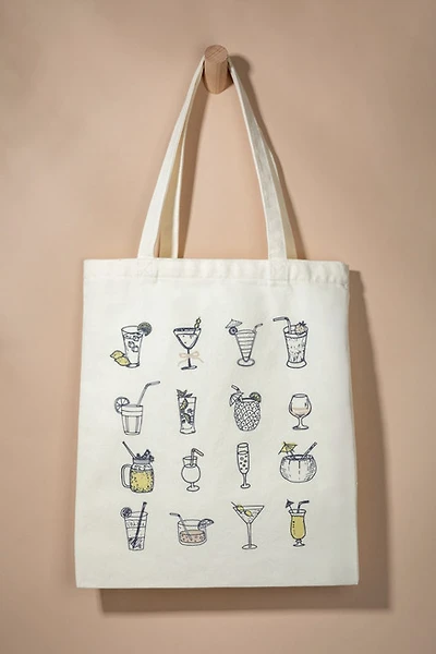 Ivy Cocktail Graphic Tote Bag