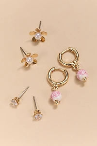 Kim Ceramic Mixed Earring Set