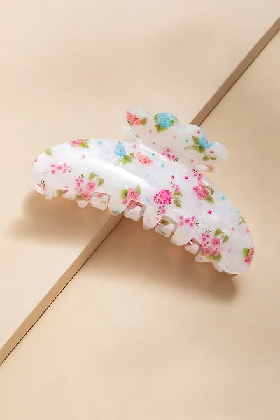 Marcella Floral Resin Hair Claw