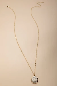 Jodie Gold Locket Pendant Necklace