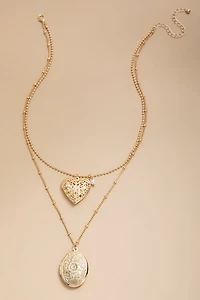 Stella Double Pendant Necklace