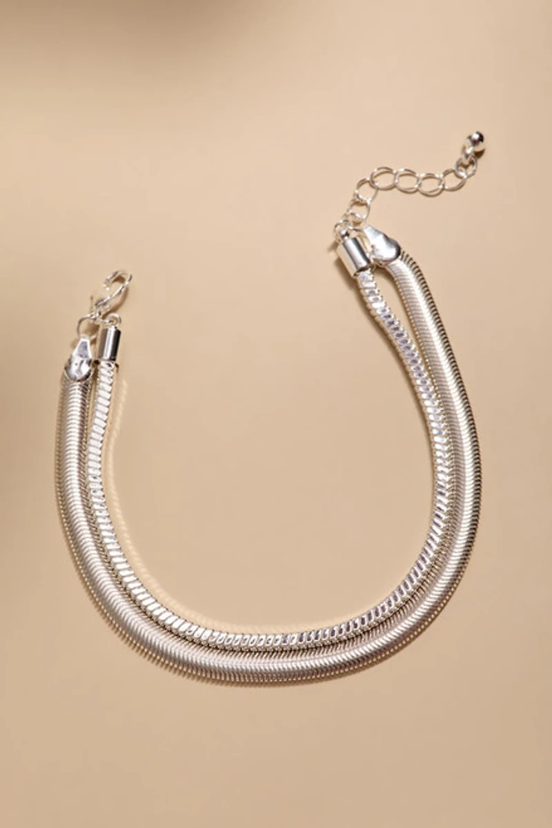 Wendy Layered Snake Chain Bracelet