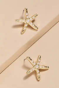 Marla Pearl Starfish Stud Earrings