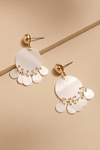 Diana Floral Pearl Drop Earrings