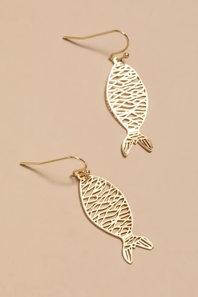 Juliet Filigree Fish Drop Earrings