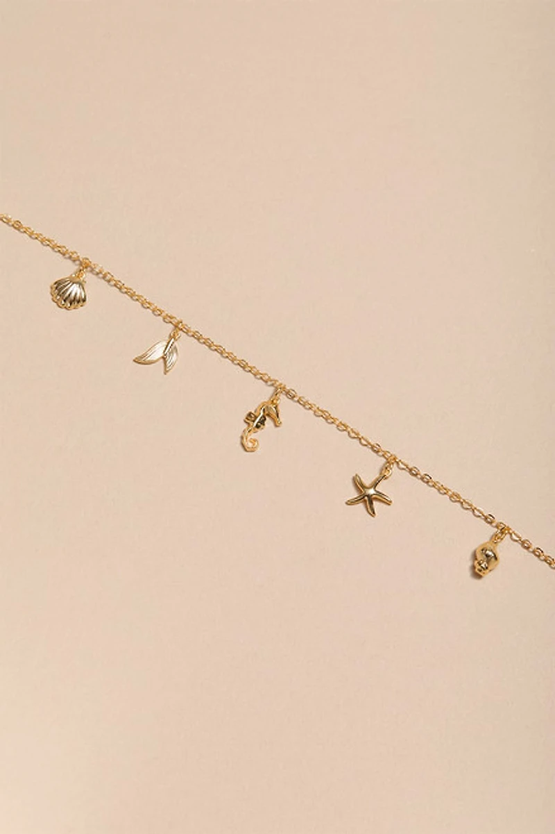 Mary Sea Life Charm Bracelet
