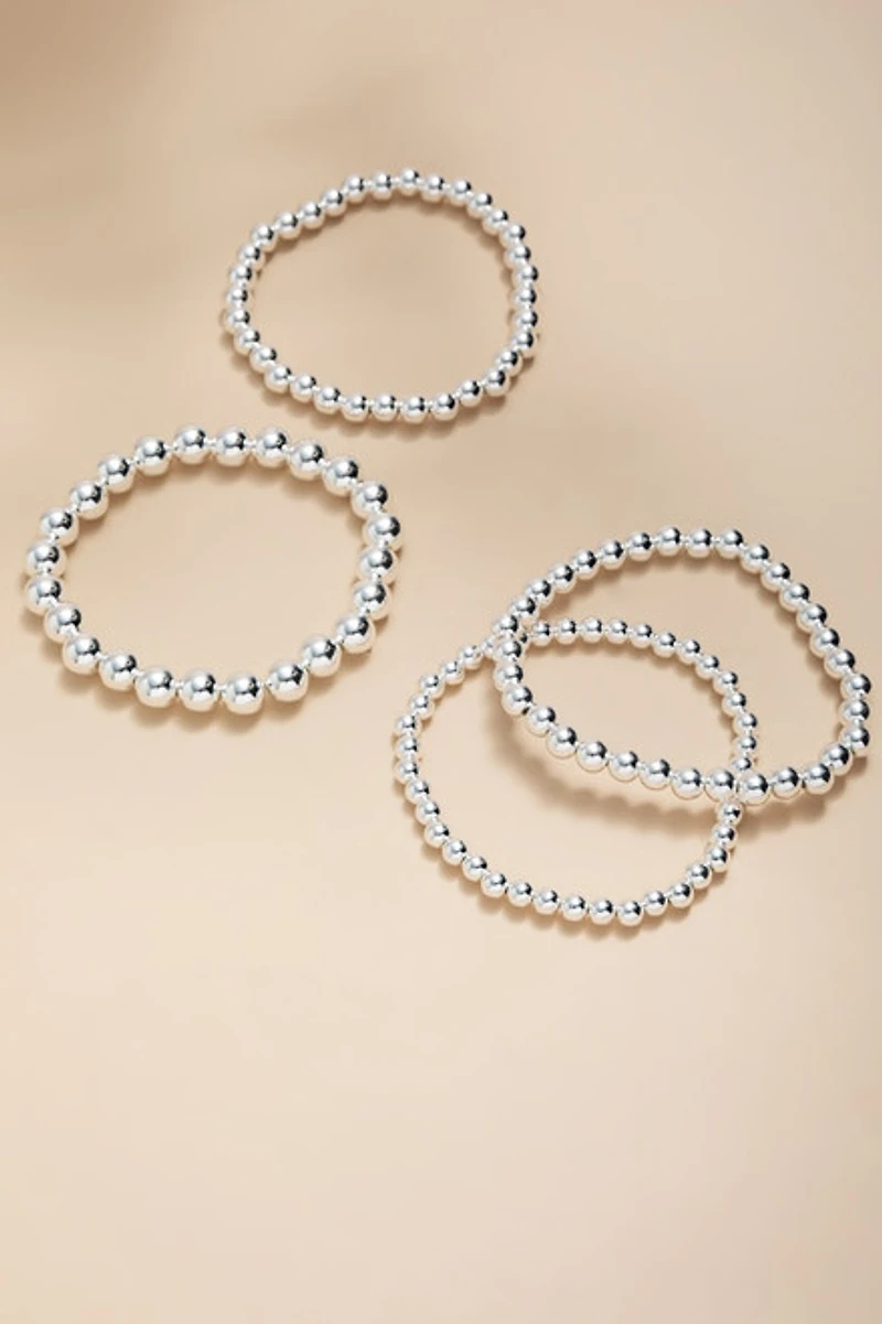 Jess Metal Bead Bracelet Set