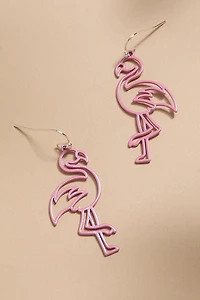 Anna Flamingo Drop Earrings
