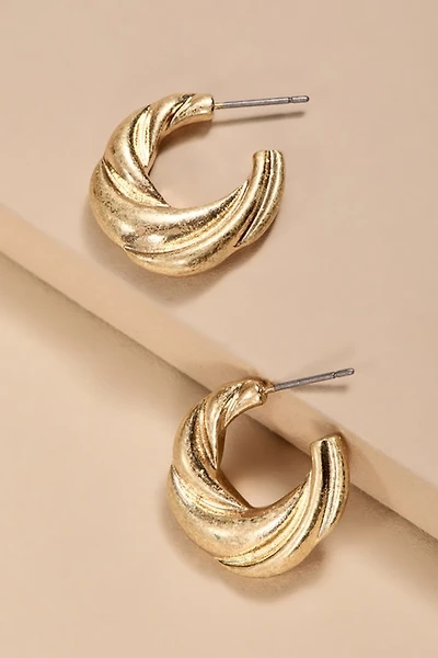 Alice Chunky Twisted Hoop Earrings