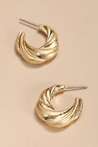Alice Chunky Twisted Hoop Earrings