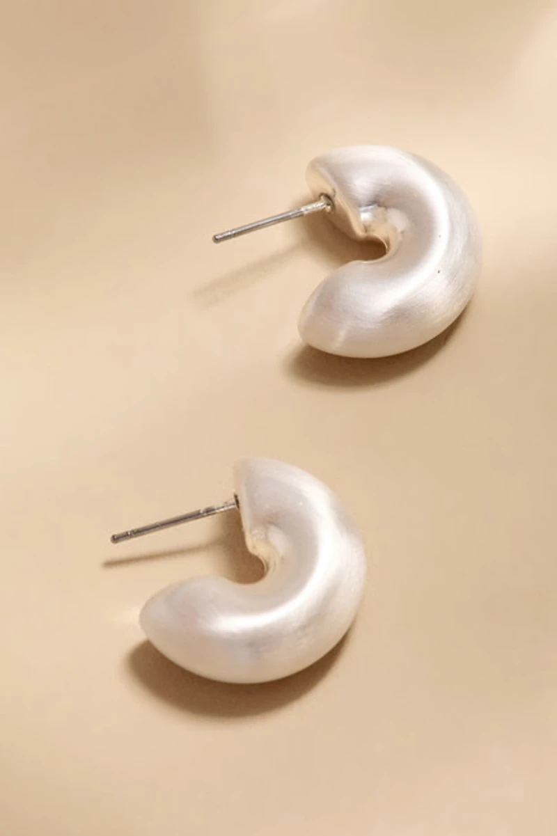 Theresa Puffy Hoop Earrings